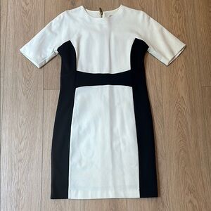 Michael Kors Black and White Mini Dress
